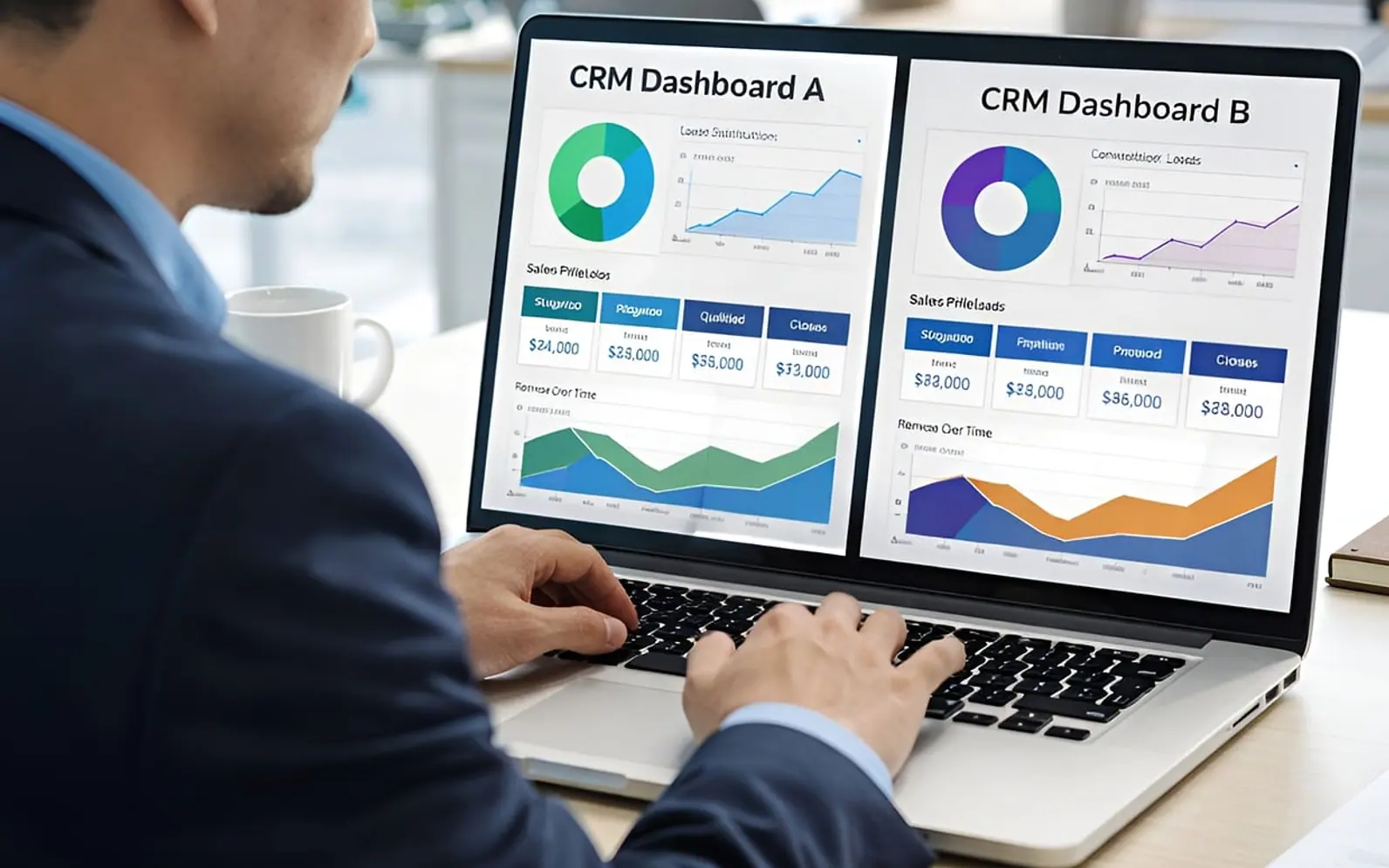 Crm, analytics dashboard and business analytics