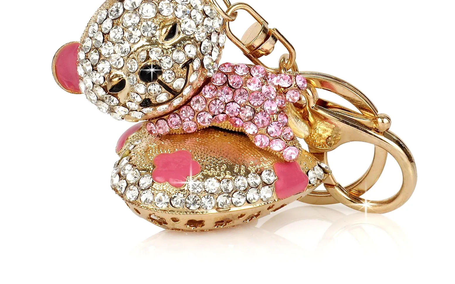 Teddy bear, key ring and keychain